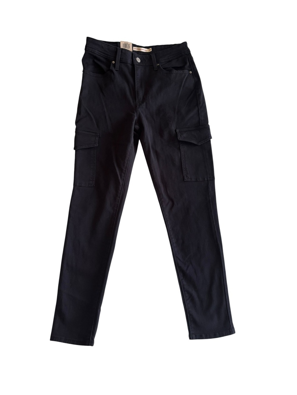 Levi 721 Black Cargo Skinny Jeans